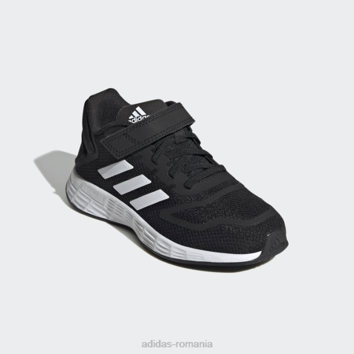 Adidas pantofi duramo 10 alb copii alb negru 2JBN3516