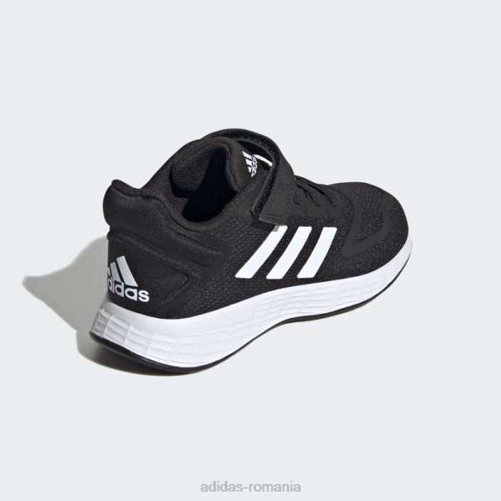 Adidas pantofi duramo 10 alb copii alb negru 2JBN3516