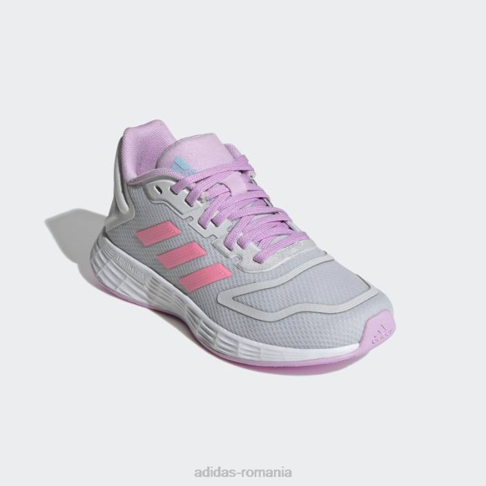 Adidas pantofi duramo 10 dash gri copii gri liniuță/roz fascicul/liliac 2JBN11386