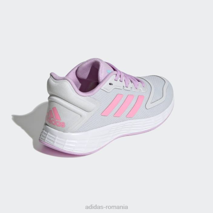 Adidas pantofi duramo 10 dash gri copii gri liniuță/roz fascicul/liliac 2JBN11386