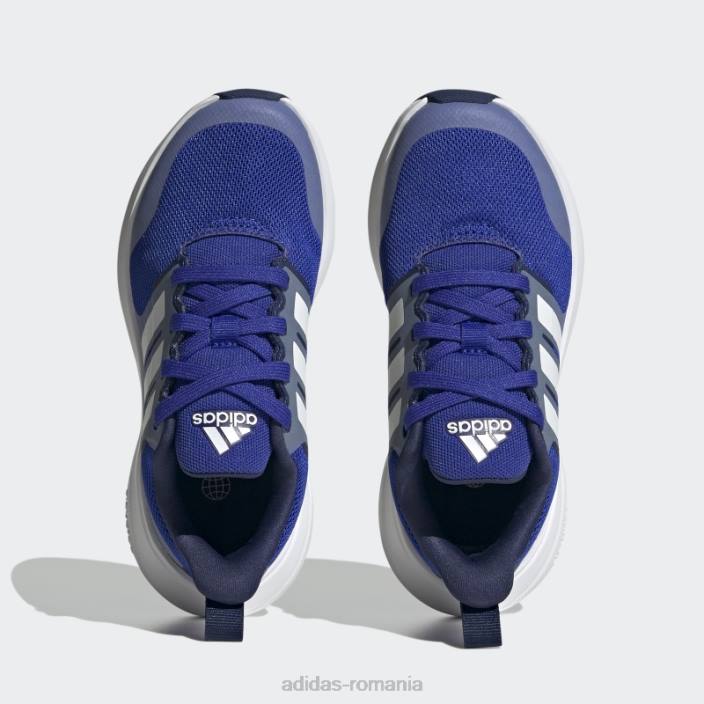 Adidas pantofi fortarun 2.0 cloudfoam dantela albastru copii albastru alb 2JBN18020