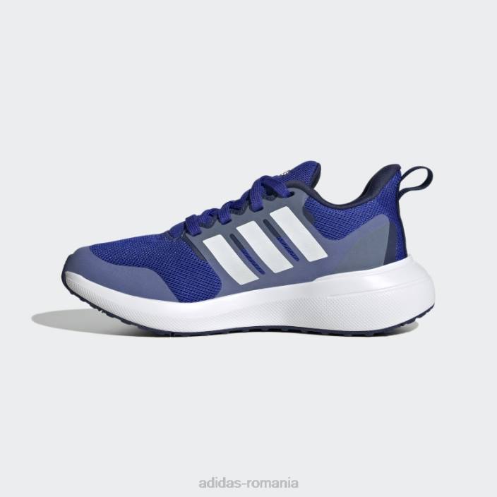 Adidas pantofi fortarun 2.0 cloudfoam dantela albastru copii albastru alb 2JBN18020