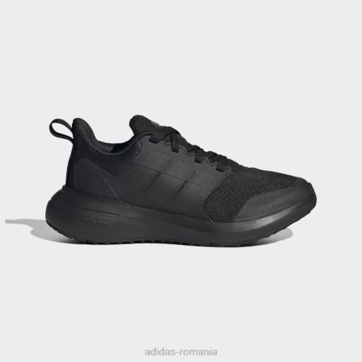 Adidas pantofi fortarun 2.0 cloudfoam dantela carbon copii negru/carbon 2JBN17805