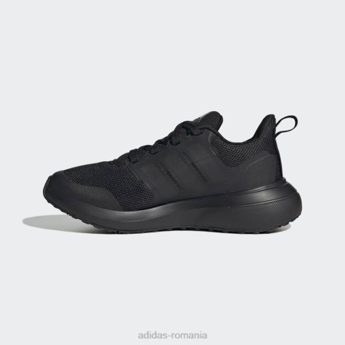 Adidas pantofi fortarun 2.0 cloudfoam dantela carbon copii negru/carbon 2JBN17805