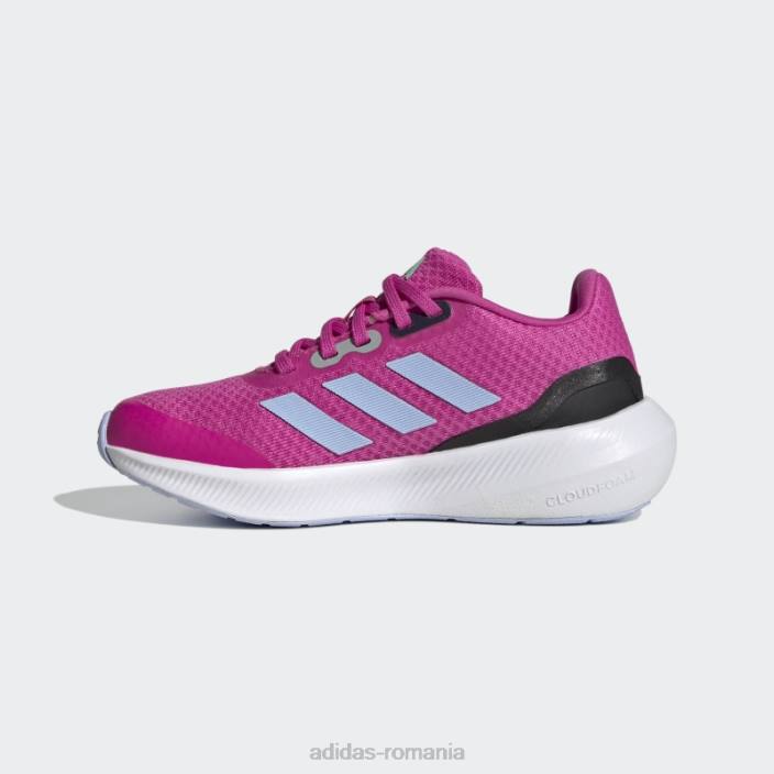 Adidas pantofi fucsia runfalcon 3 dantela copii fucsia/zori albastru/negru 2JBN17980