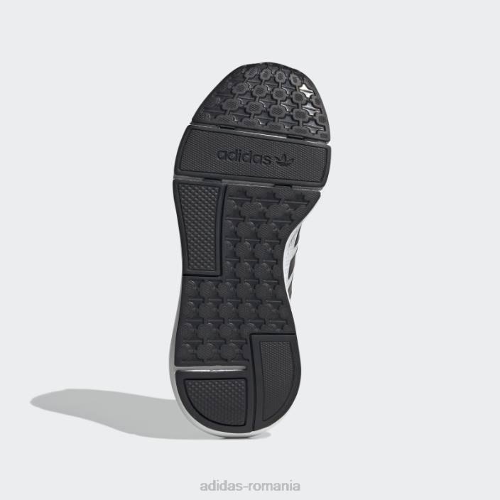 Adidas pantofi gri Swift Run 22 eleganti copii alb/negru/gri 2JBN17763