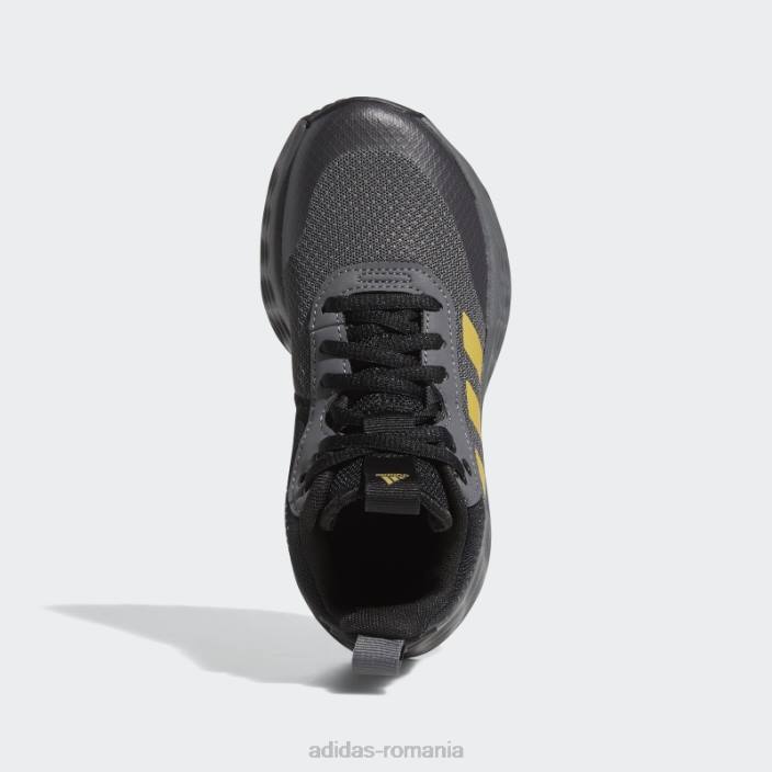 Adidas pantofi gri ownthegame 2.0 copii gri/auriu mat/negru 2JBN11368