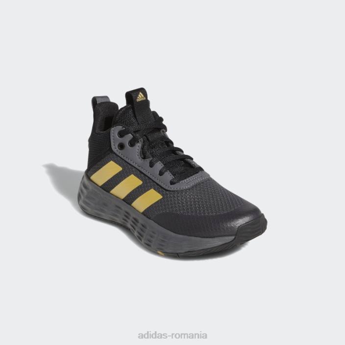 Adidas pantofi gri ownthegame 2.0 copii gri/auriu mat/negru 2JBN11368