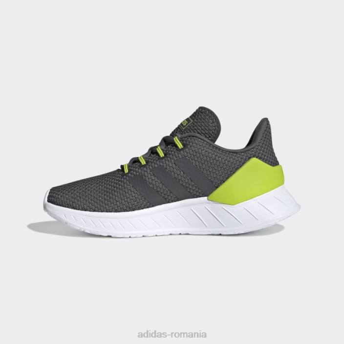 Adidas pantofi gri questar flow nxt copii gri/slime 2JBN18220