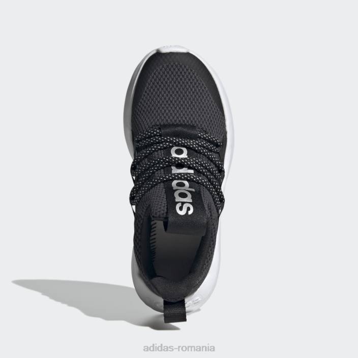 Adidas pantofi lite racer adapt 4.0 cu dantelă negru adidas copii negru/alb/carbon 2JBN17640