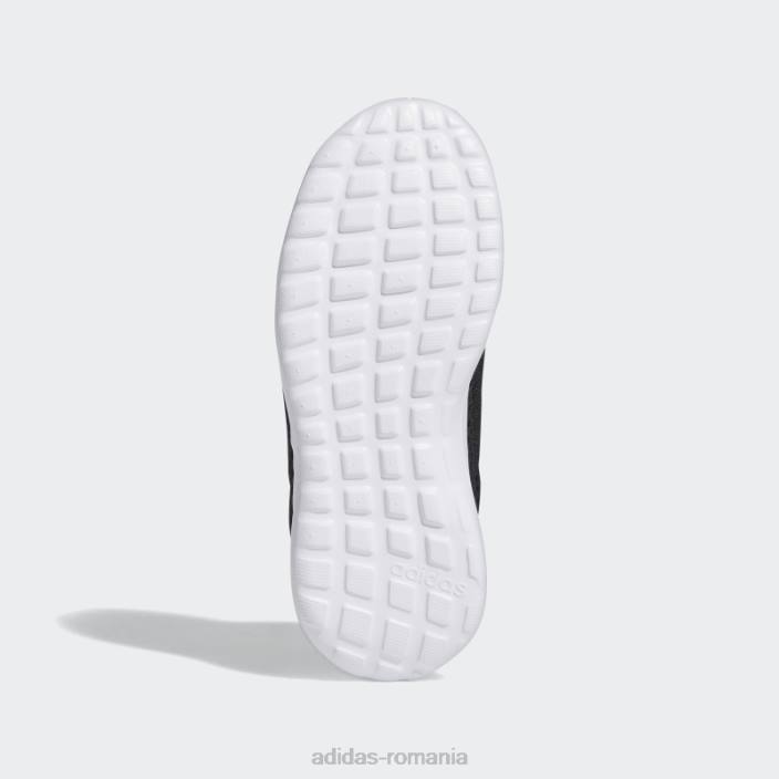 Adidas pantofi lite racer adapt 4.0 negri copii alb negru 2JBN11384