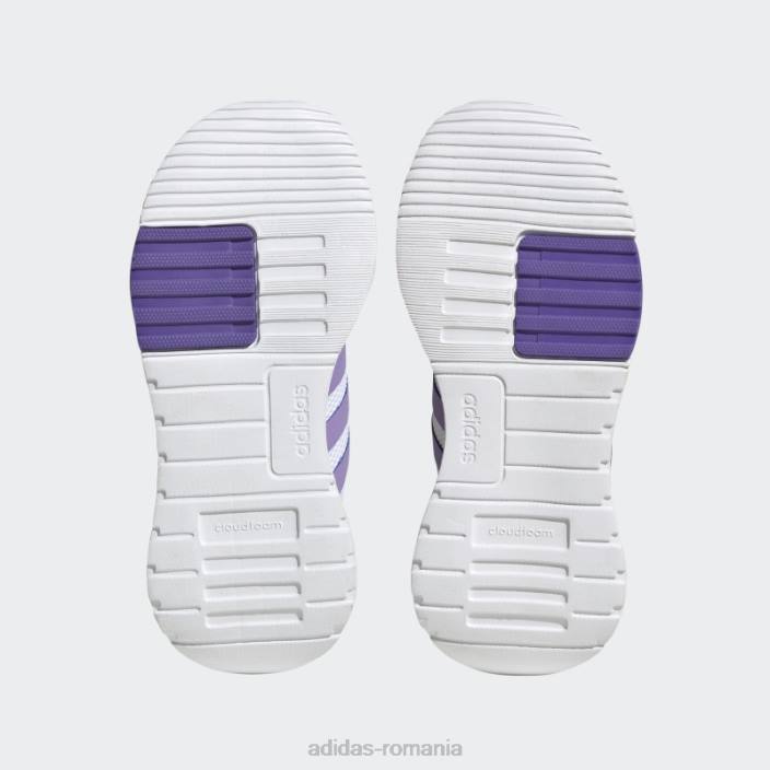 Adidas pantofi mint racer tr21 copii alb/violet/mentă 2JBN11375