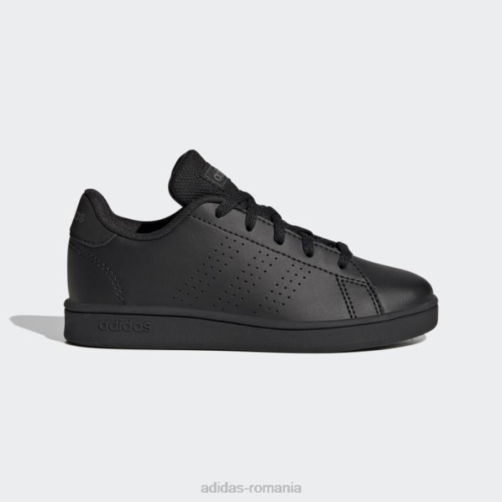 Adidas pantofi negri cu dantelă lifestyle lifestyle adidas copii gri inchis 2JBN17613