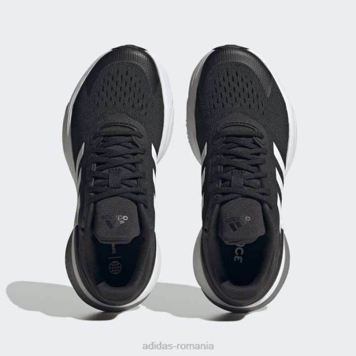 Adidas pantofi negri cu dantela super 3.0 response copii alb negru 2JBN17776