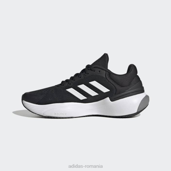 Adidas pantofi negri cu dantela super 3.0 response copii alb negru 2JBN17776