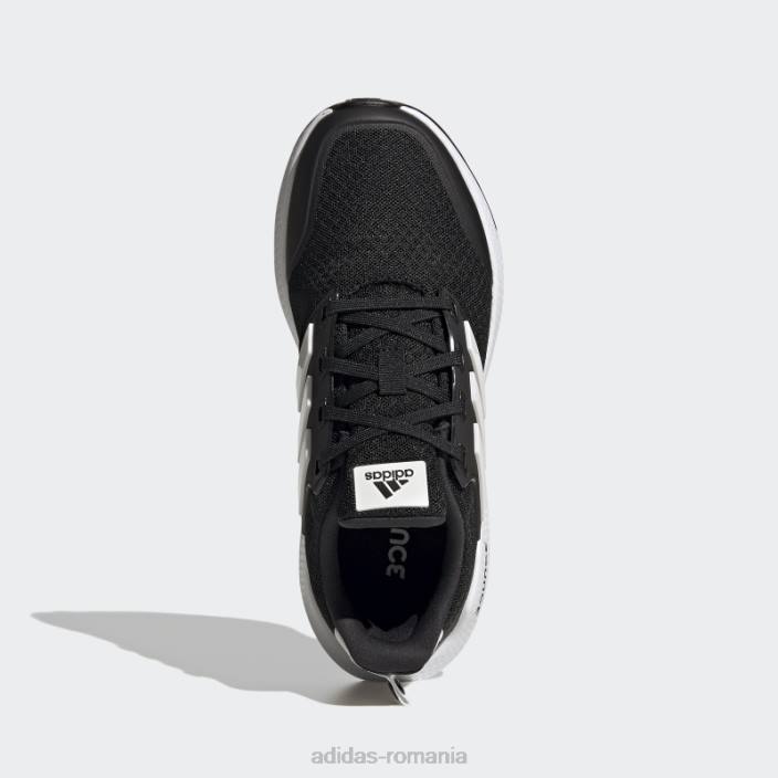 Adidas pantofi negri eq21 run 2.0 bounce sport alergare din dantela copii alb negru 2JBN12040