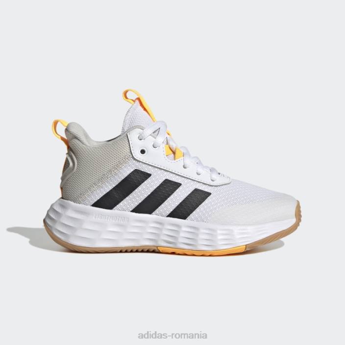 Adidas pantofi ownthegame 2.0 alb adidas copii alb/negru/auriu 2JBN11436