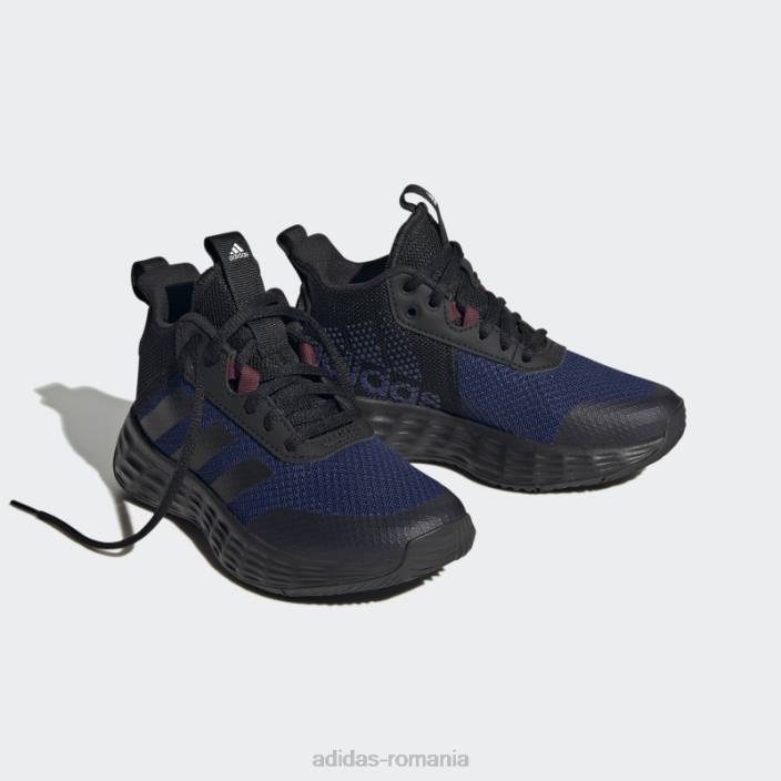 Adidas pantofi ownthegame 2.0 victoria albastru elegant copii negru/albastru victorie 2JBN11298