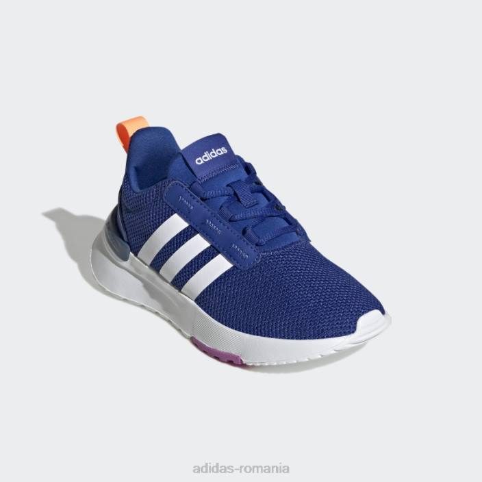 Adidas pantofi racer tr21 albastru regal copii albastru regal/alb/portocaliu fascicul 2JBN18062