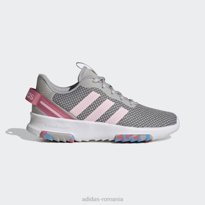 Adidas pantofi racer tr 2.0 gri copii ton gri/roz/trandafir 2JBN11438