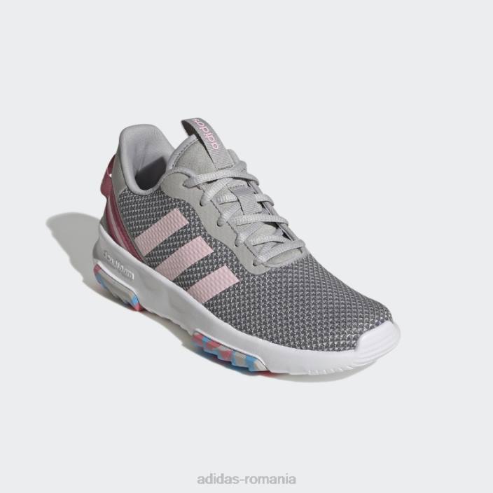 Adidas pantofi racer tr 2.0 gri copii ton gri/roz/trandafir 2JBN11438