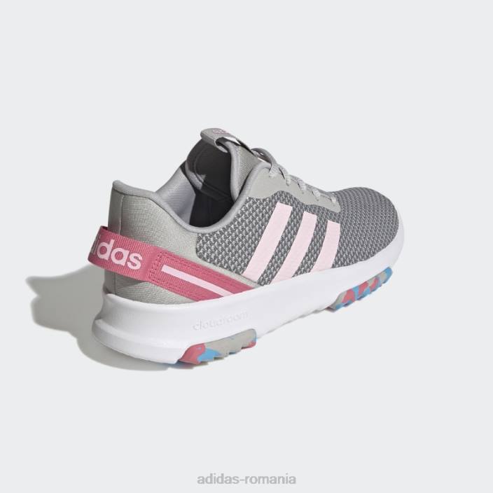 Adidas pantofi racer tr 2.0 gri copii ton gri/roz/trandafir 2JBN11438
