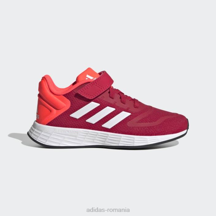 Adidas pantofi rosii duramo 10 copii stacojiu/alb/rosu 2JBN18100