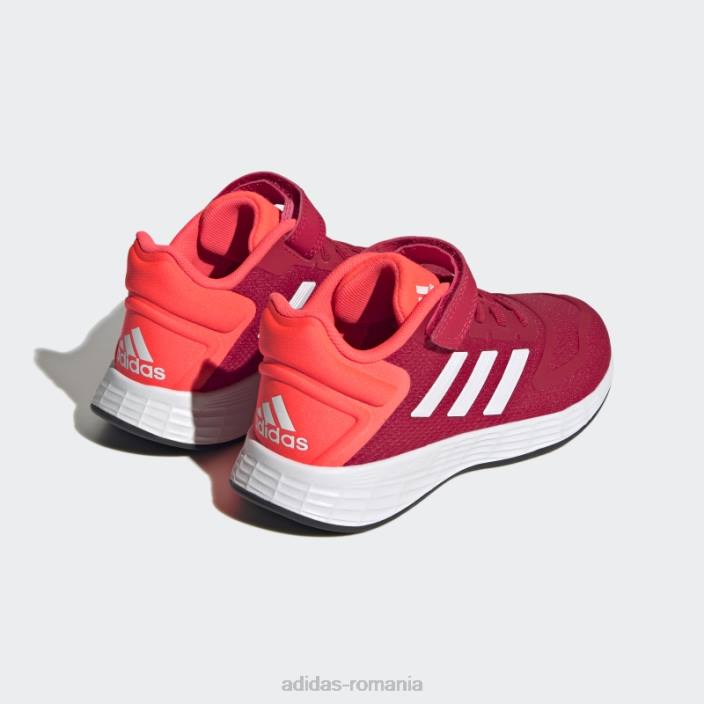 Adidas pantofi rosii duramo 10 copii stacojiu/alb/rosu 2JBN18100