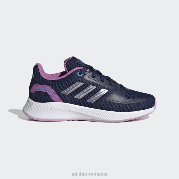 Adidas pantofi runfalcon 2.0 albastru închis copii albastru închis/violet mat/liliac 2JBN11392