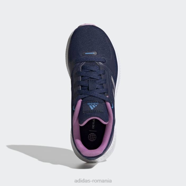 Adidas pantofi runfalcon 2.0 albastru închis copii albastru închis/violet mat/liliac 2JBN11392