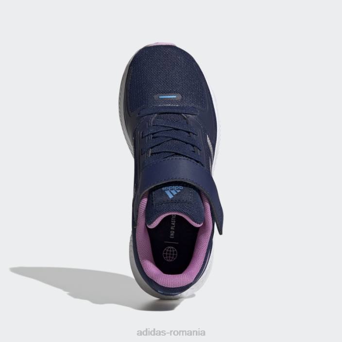 Adidas pantofi runfalcon 2.0 albastru închis copii albastru închis/violet mat/liliac 2JBN11407