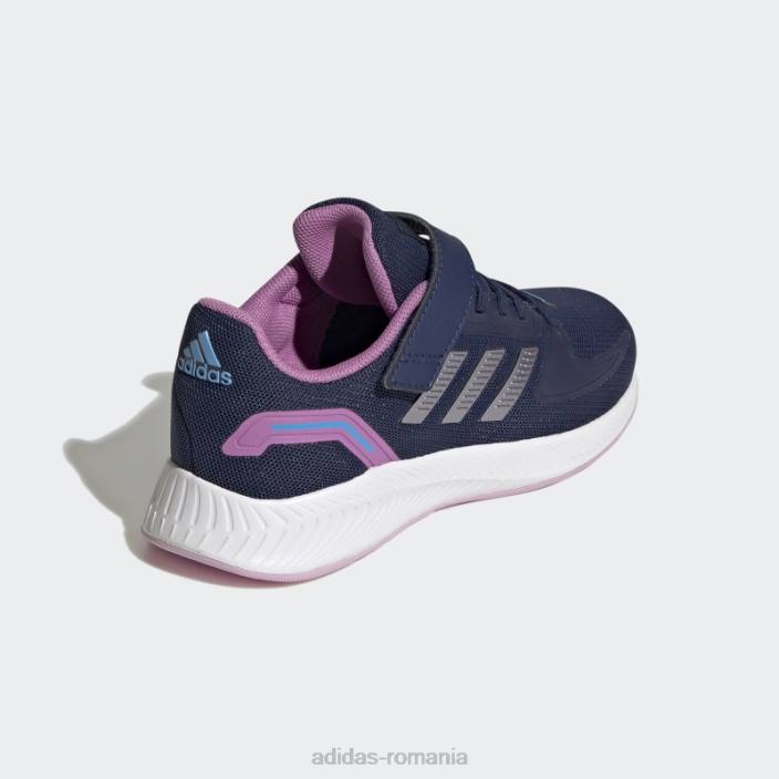 Adidas pantofi runfalcon 2.0 albastru închis copii albastru închis/violet mat/liliac 2JBN11407