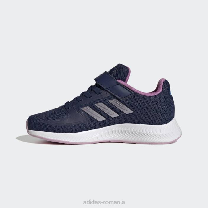 Adidas pantofi runfalcon 2.0 albastru închis copii albastru închis/violet mat/liliac 2JBN11407