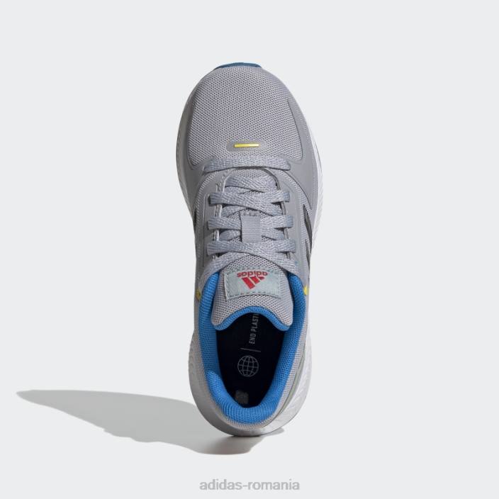 Adidas pantofi runfalcon 2.0 argintii copii argintiu/fier metalic/albastru 2JBN18260