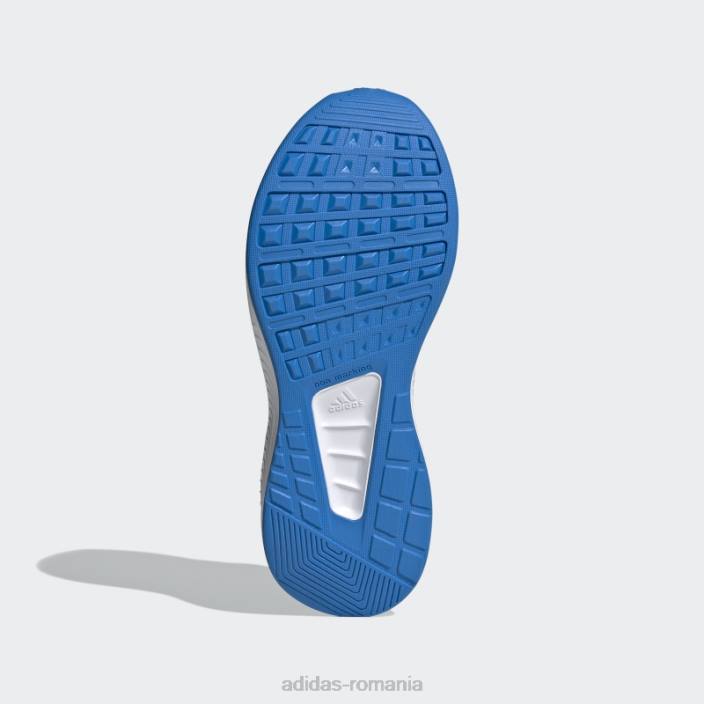 Adidas pantofi runfalcon 2.0 blue rush copii negru/albastru papură/alb 2JBN18149