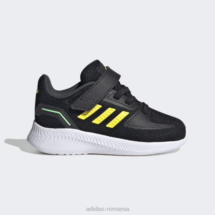 Adidas pantofi runfalcon 2.0 galbeni copii negru/galben/verde fascicul 2JBN11321