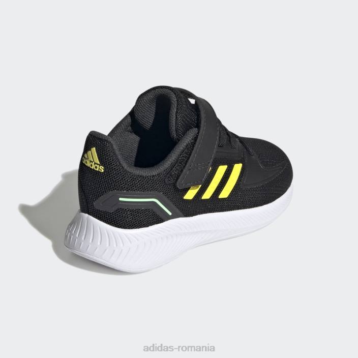 Adidas pantofi runfalcon 2.0 galbeni copii negru/galben/verde fascicul 2JBN11321