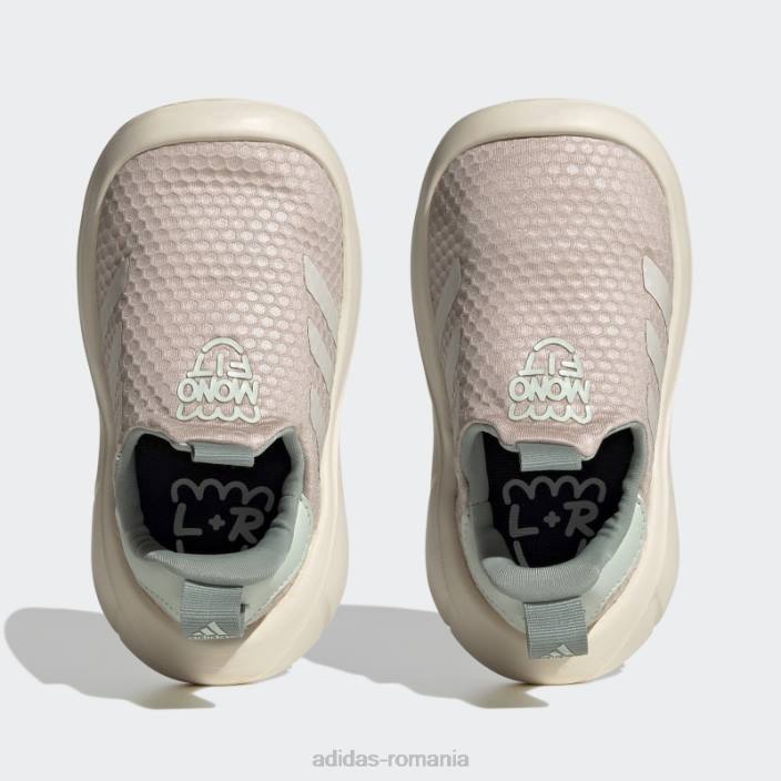 Adidas pantofi slip-on de stil de viață taupe monofit trainer copii taupe/alb/verde 2JBN18023