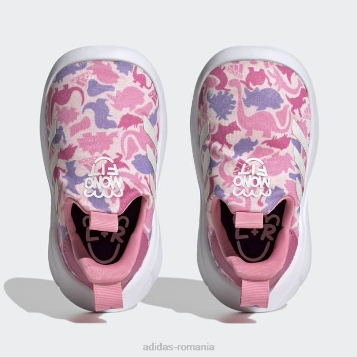 Adidas pantofi slip-on monofit roz adidas copii roz/alb/fucsia 2JBN3507