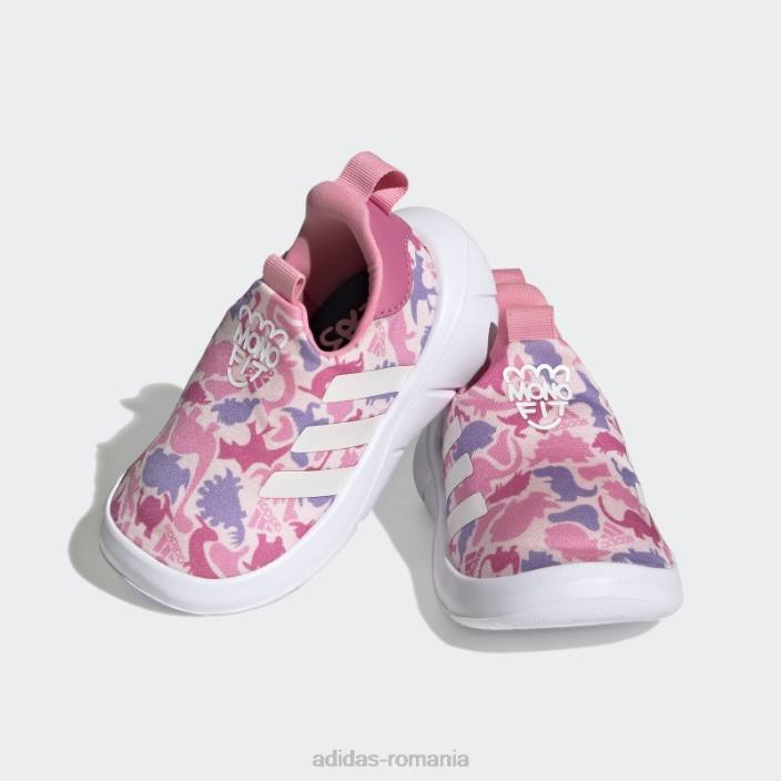 Adidas pantofi slip-on monofit roz adidas copii roz/alb/fucsia 2JBN3507