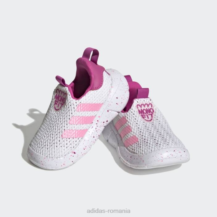 Adidas pantofi slip-on monofit trainer lifestyle alb adidas copii alb/roz fascicul/fucsia 2JBN17940