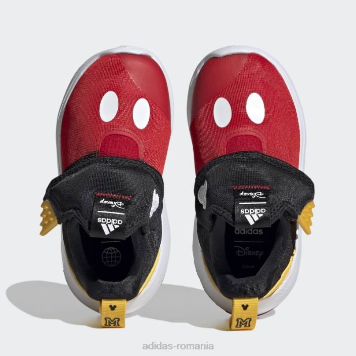 Adidas pantofi slip-on negri hot x disney suru365 mickey copii negru/stacojiu/auriu 2JBN17896