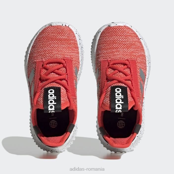 Adidas pantofi slip-on rosu kaptir 2.0 adidas copii roșu/argintiu/negru 2JBN11241