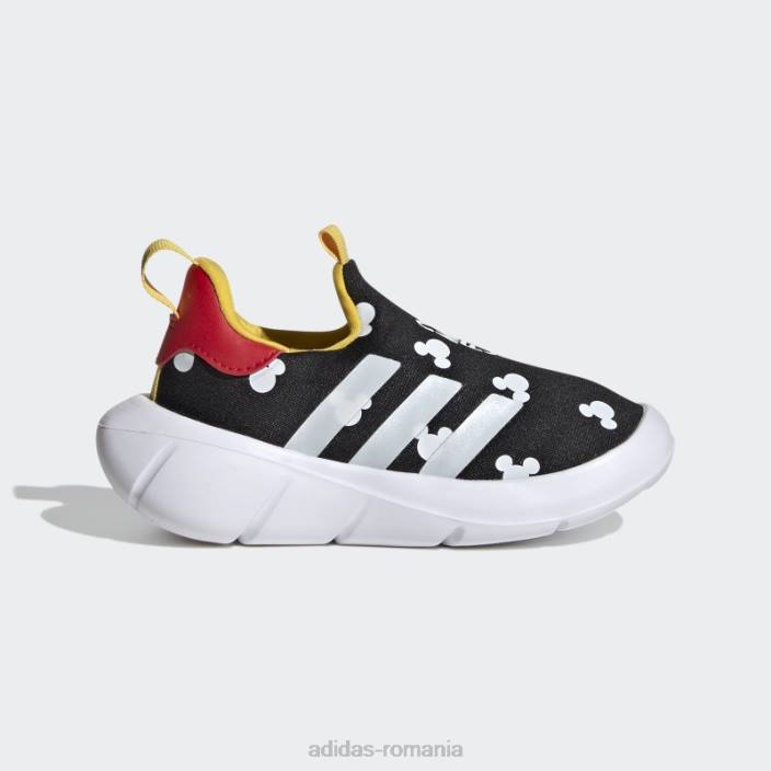Adidas pantofi slip-on scarlet disney x monofit trainer lifestyle copii negru/alb/stacojiu 2JBN17909