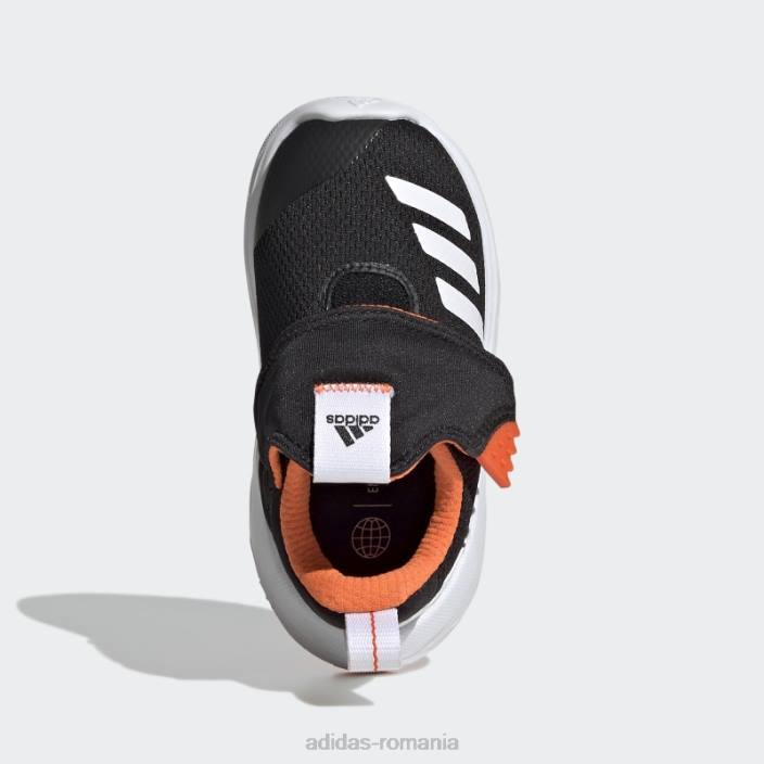 Adidas pantofi slip-on suru365 negri adidas copii negru/alb/portocaliu 2JBN18099