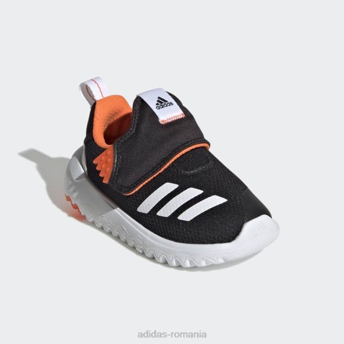 Adidas pantofi slip-on suru365 negri adidas copii negru/alb/portocaliu 2JBN18099