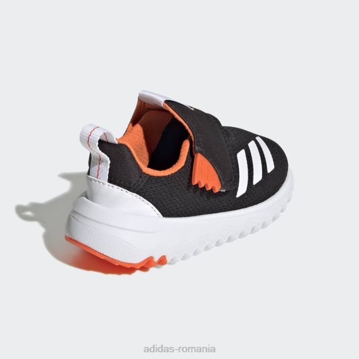 Adidas pantofi slip-on suru365 negri adidas copii negru/alb/portocaliu 2JBN18099