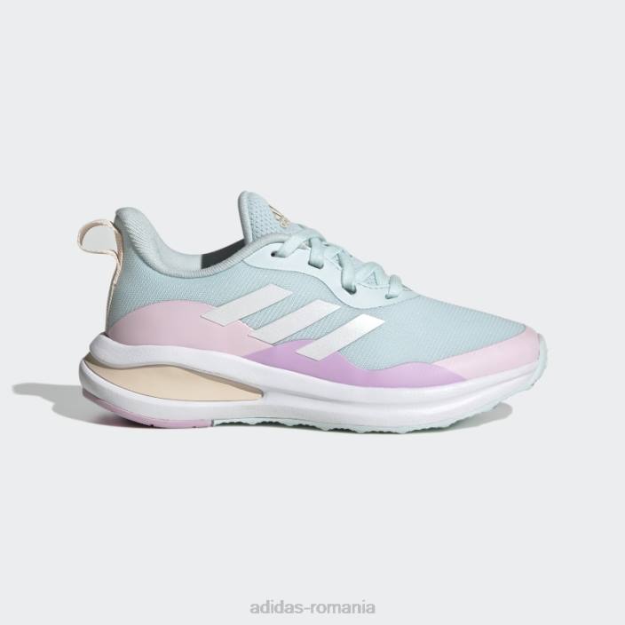 Adidas pantofi sport de alergare fortarun din dantela albi copii albastru/alb/roz 2JBN11483
