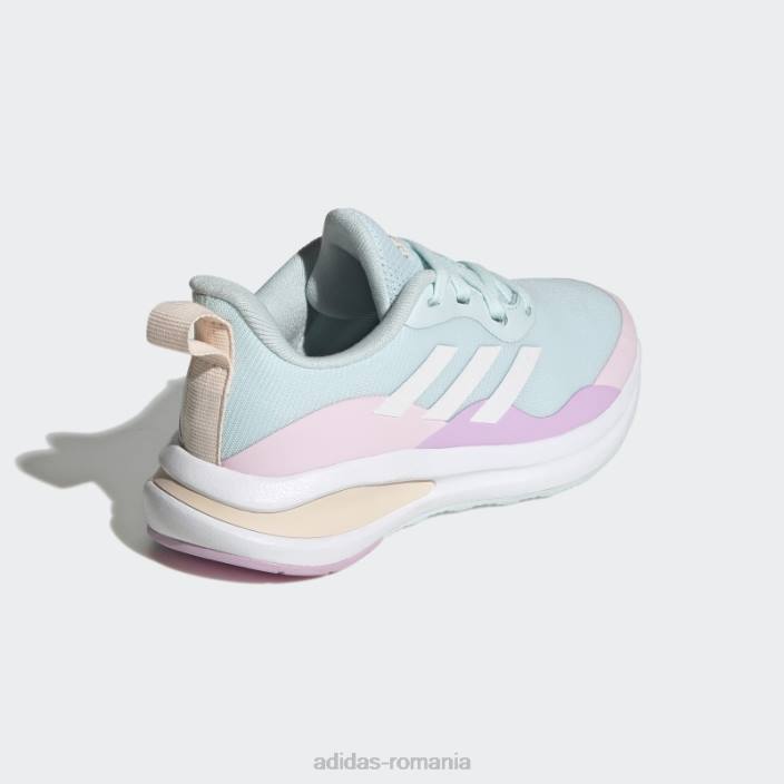 Adidas pantofi sport de alergare fortarun din dantela albi copii albastru/alb/roz 2JBN11483