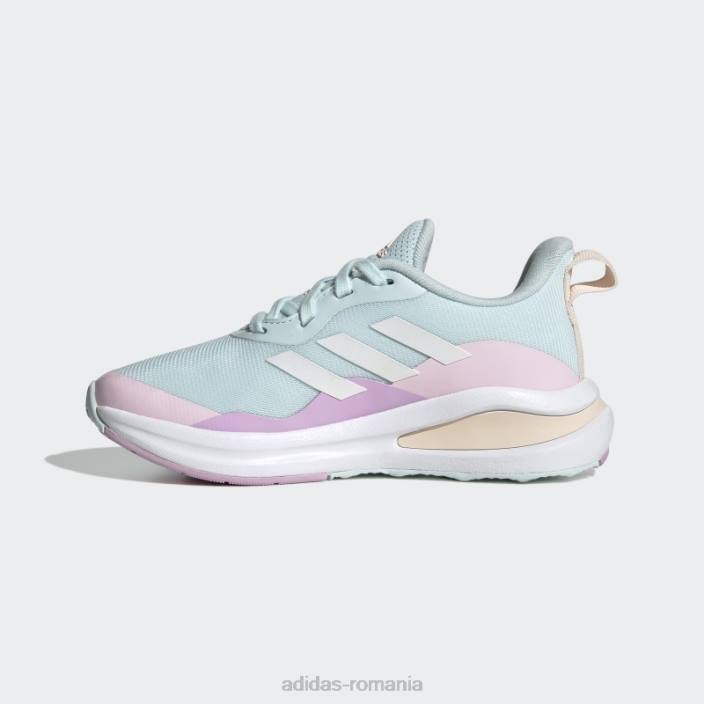 Adidas pantofi sport de alergare fortarun din dantela albi copii albastru/alb/roz 2JBN11483